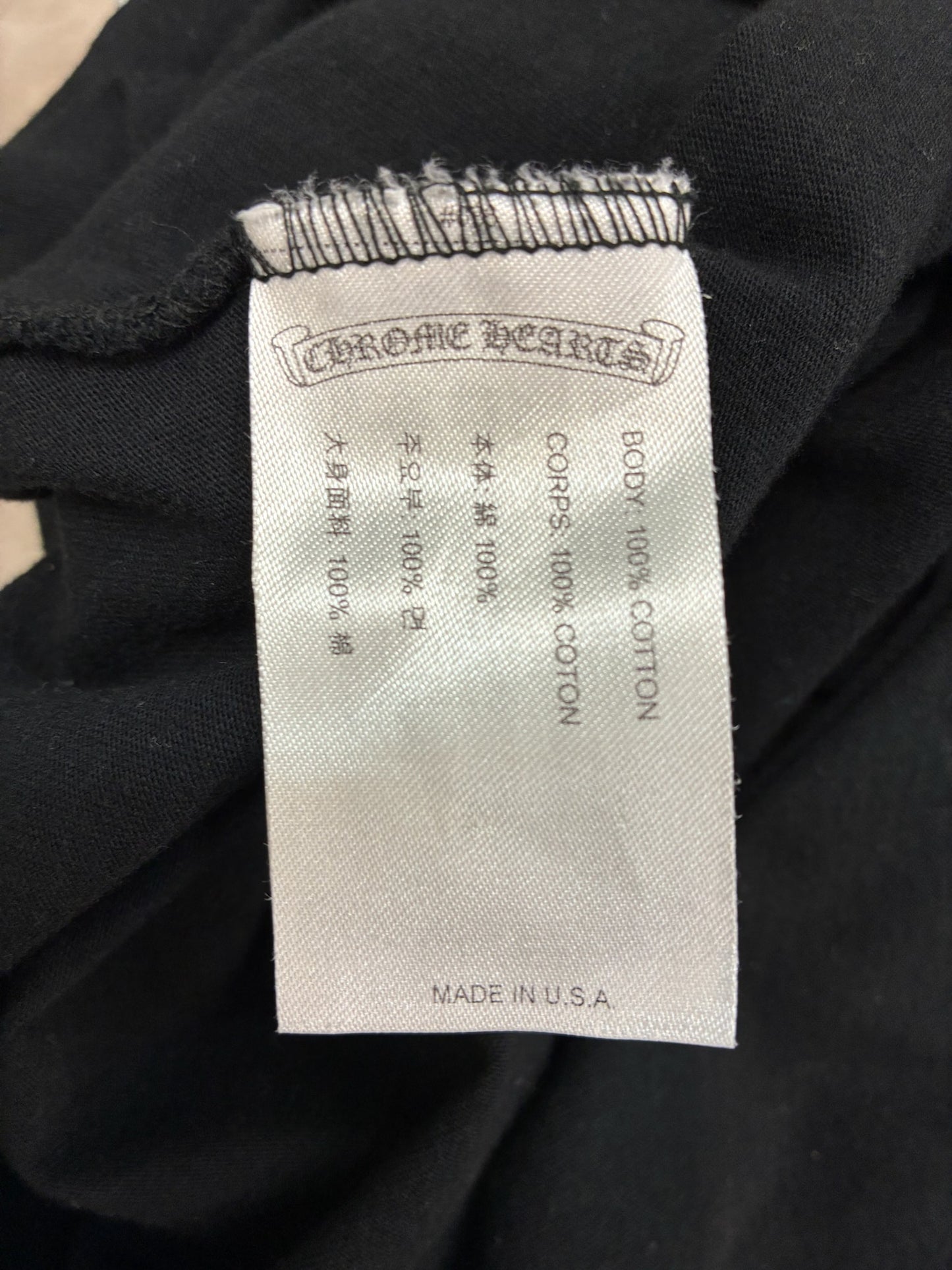 Chrome Hearts Horse Shoe Short Sleeve Tee Shirt