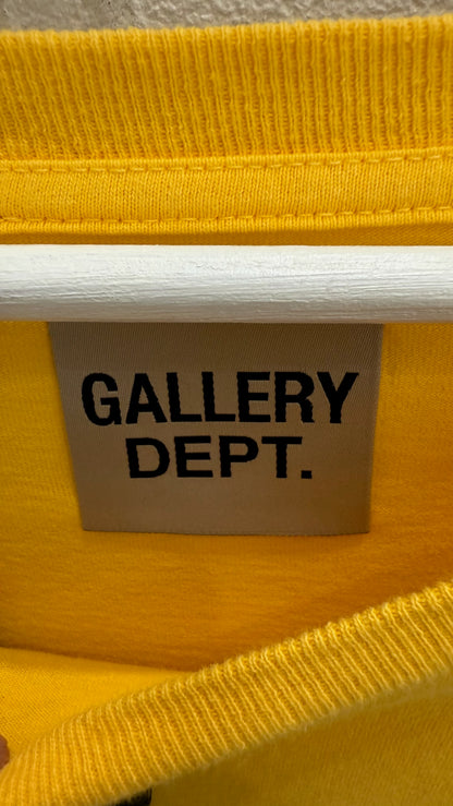 Gallery Dept Boxing Yellow Short Sleeve Shirt