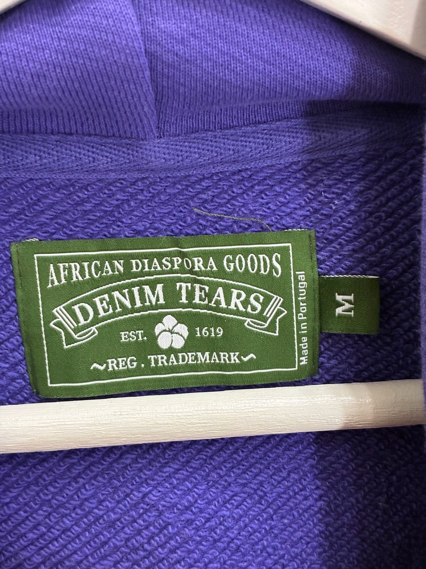 Denim Tears The Cotton Wreath Hoodie Purple