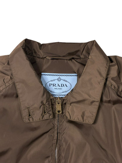 Prada Brown Nylon Windbreaker
