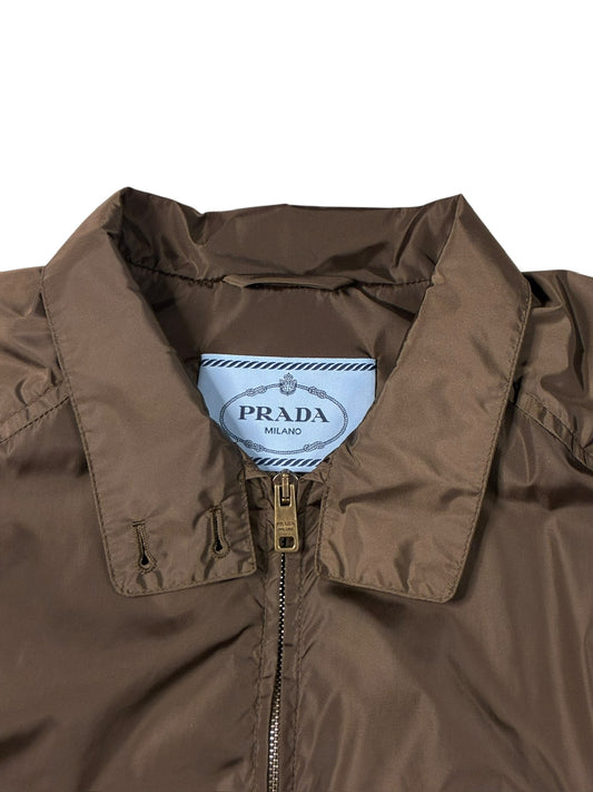 Prada Brown Nylon Windbreaker
