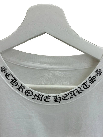 Chrome Hearts Neck Letters Logo T-Shirt