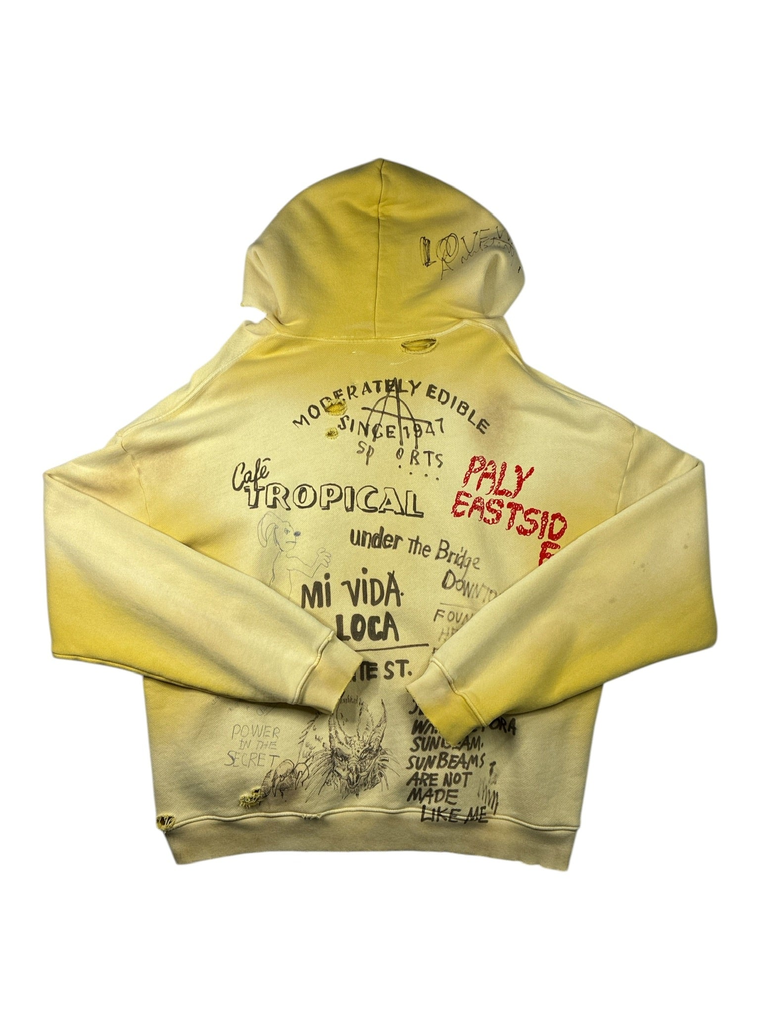 PALY Yellow 'EPDS' Hoodie – Maison Zeitaku