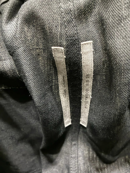 Rick Owens Bauhaus Black Cargo Pants