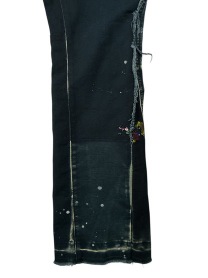 Gallery Dept Carpenter Flared Jeans Navy Blue