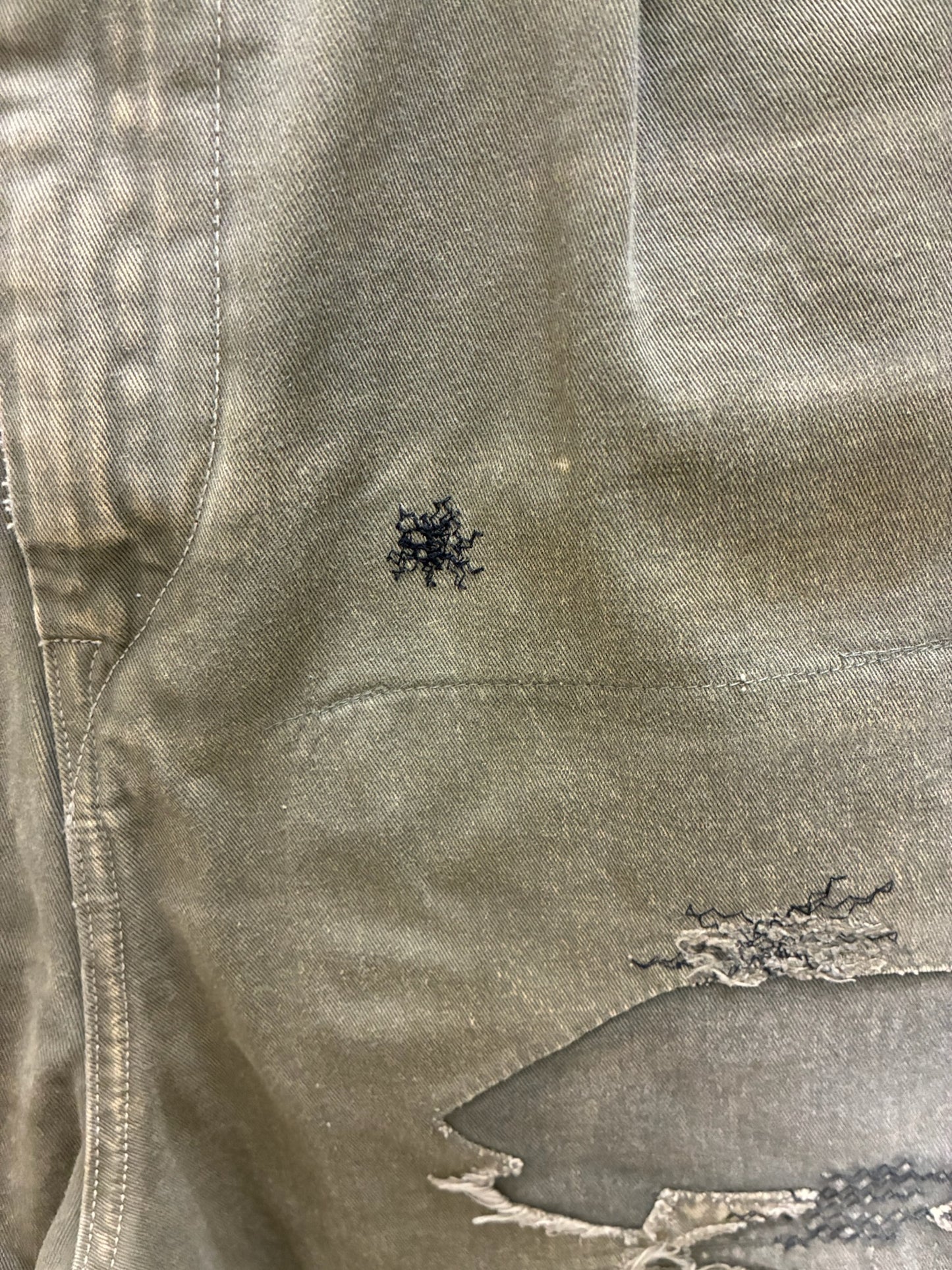 Kapital High Waisted Nime Pants 'Khaki Green'