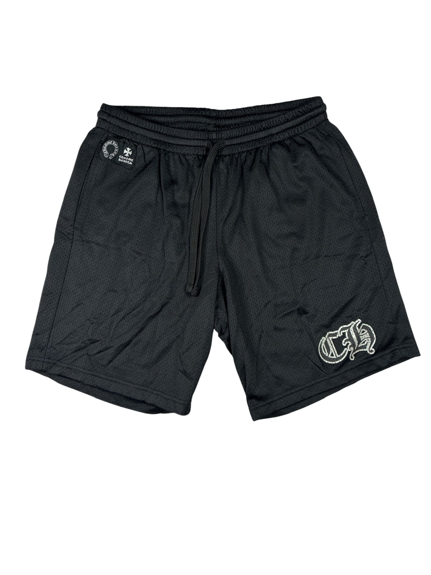 Chrome Hearts Black Mesh Shorts