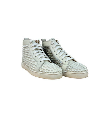 Christian Louboutin Louis High-Top Sneaker White
