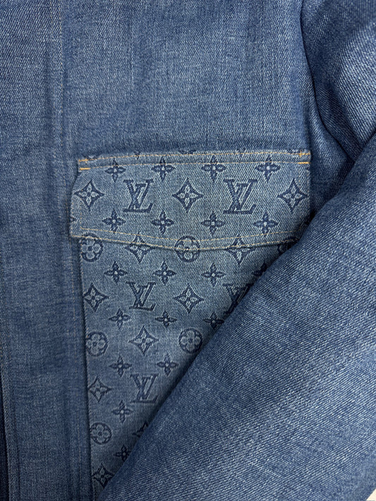 Louis Vuitton Monogram Padded Denim Jacket