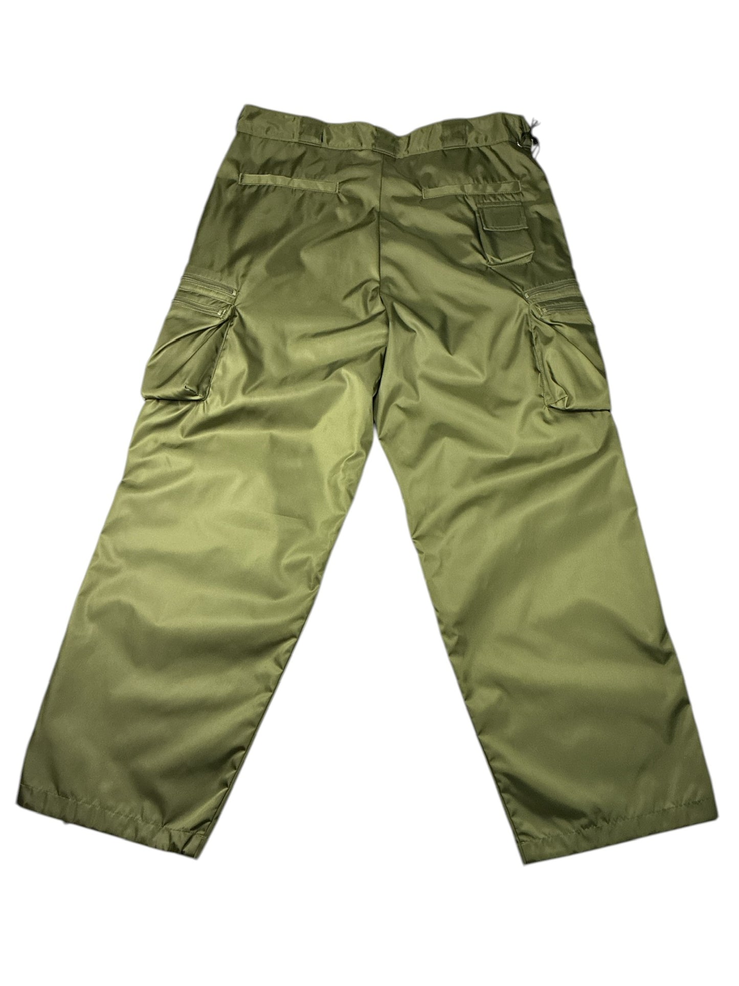 Prada Re-Nylon Cargo Pants Green