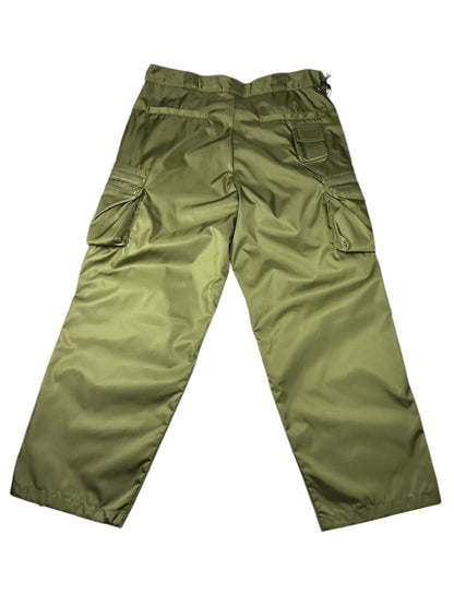 Prada Re-Nylon Cargo Pants Green