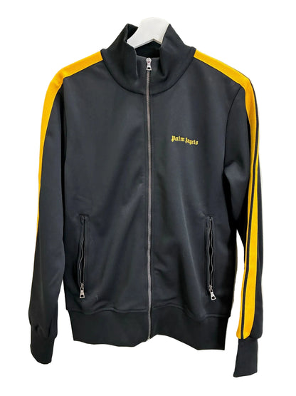 Palm Angels Classic Logo Track Jacket 'Black&Yellow'