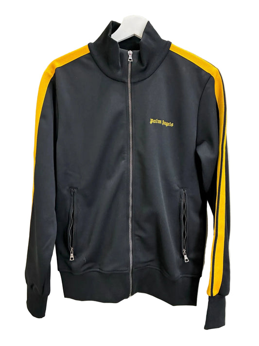 Palm Angels Classic Logo Track Jacket 'Black&Yellow'