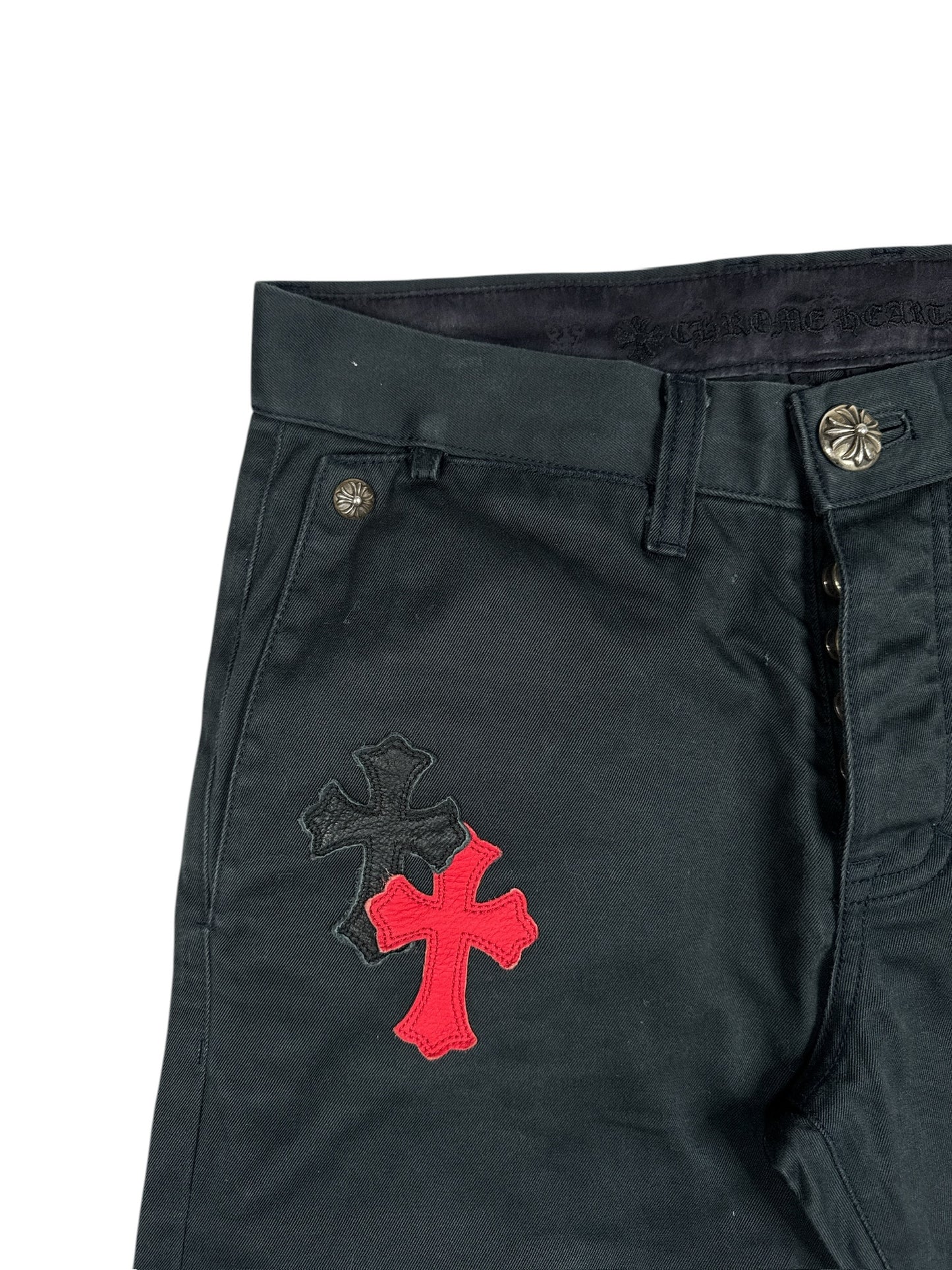 Chrome Hearts Chino Red & Blue Cross Patch