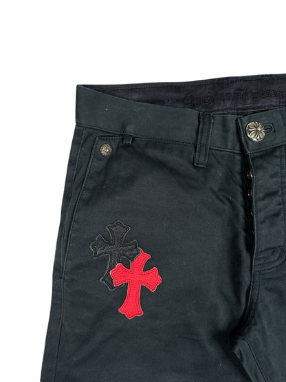 Chrome Hearts Chino Red & Blue Cross Patch