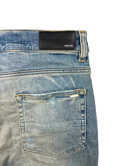 Amiri Shotgun Ripped Skinny Jeans