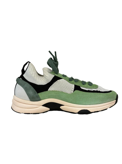 Chanel Knit Suede CC Sneakers