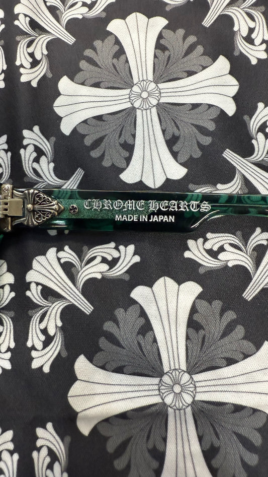 Chrome Hearts Box-Officer Glasses Green