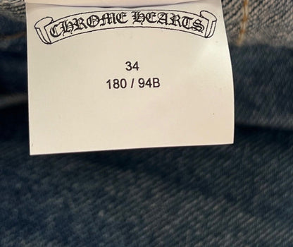 Chrome Hearts Leather Patch Jeans