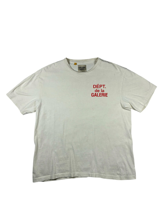 Gallery Dept Logo T-Shirt 'Cream'