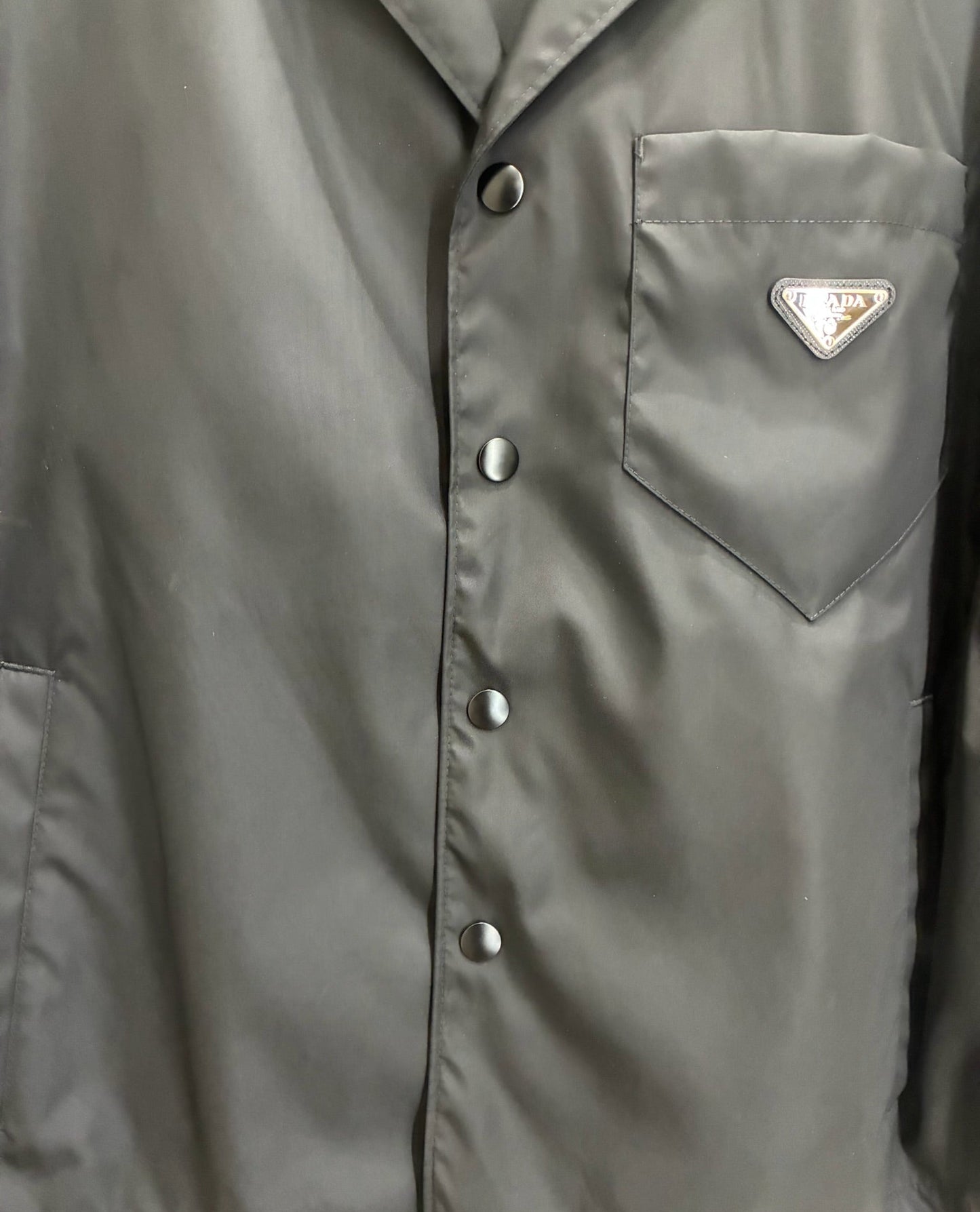 Prada Re-Nylon Short Sleeve Shirt 'Black'