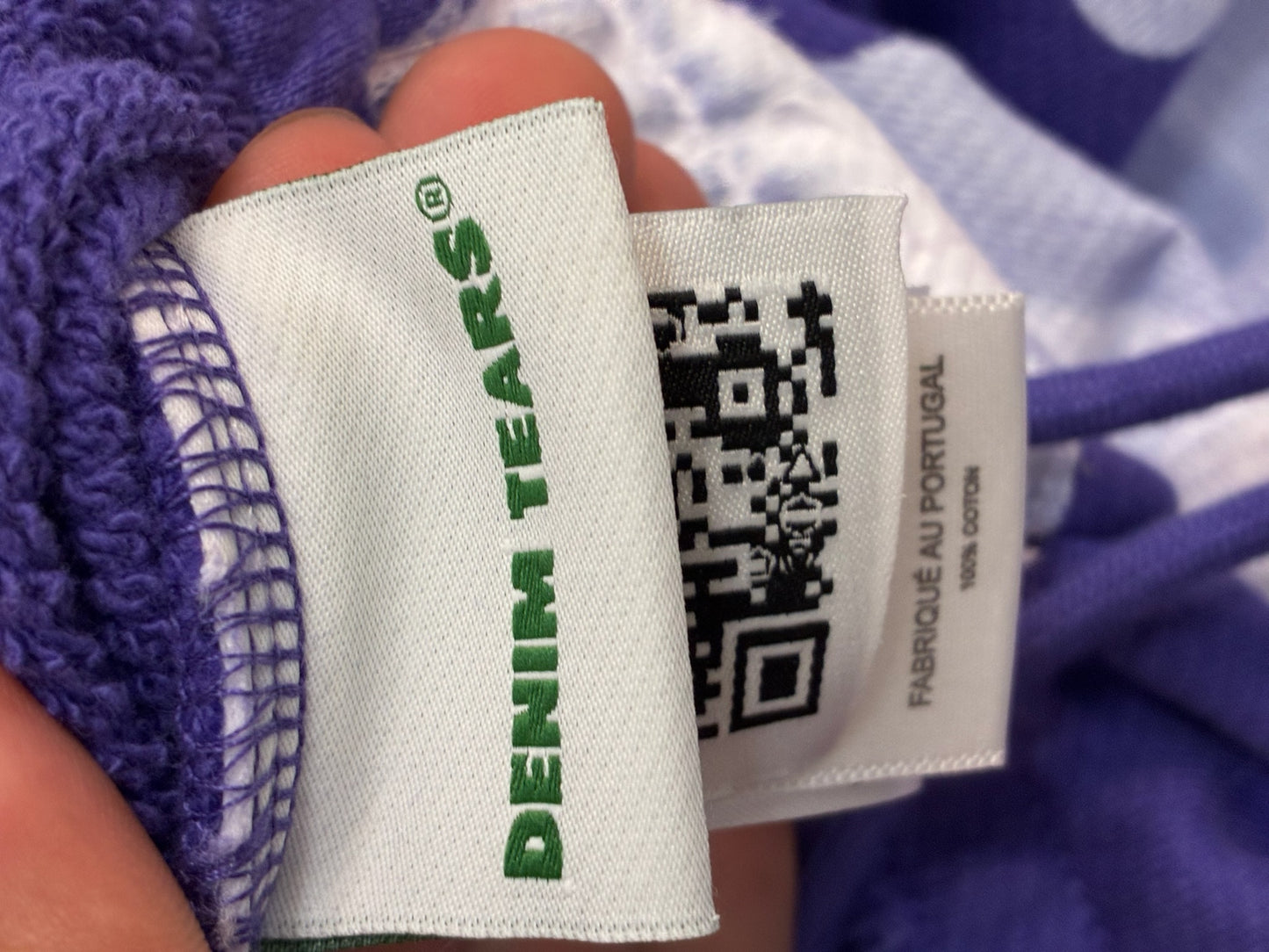 Denim Tears The Cotton Wreath Big Sweatpants Purple