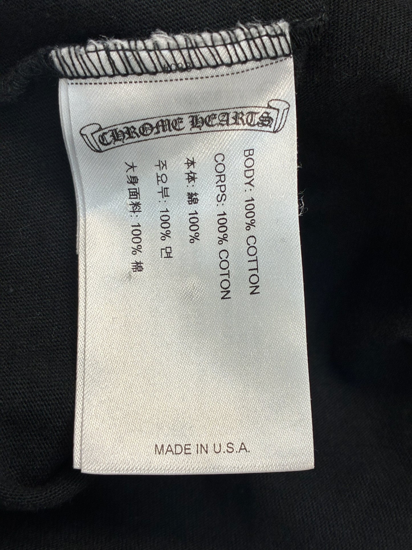 Chrome Hearts Multi Color Horseshoe Long Sleeve T-Shirt