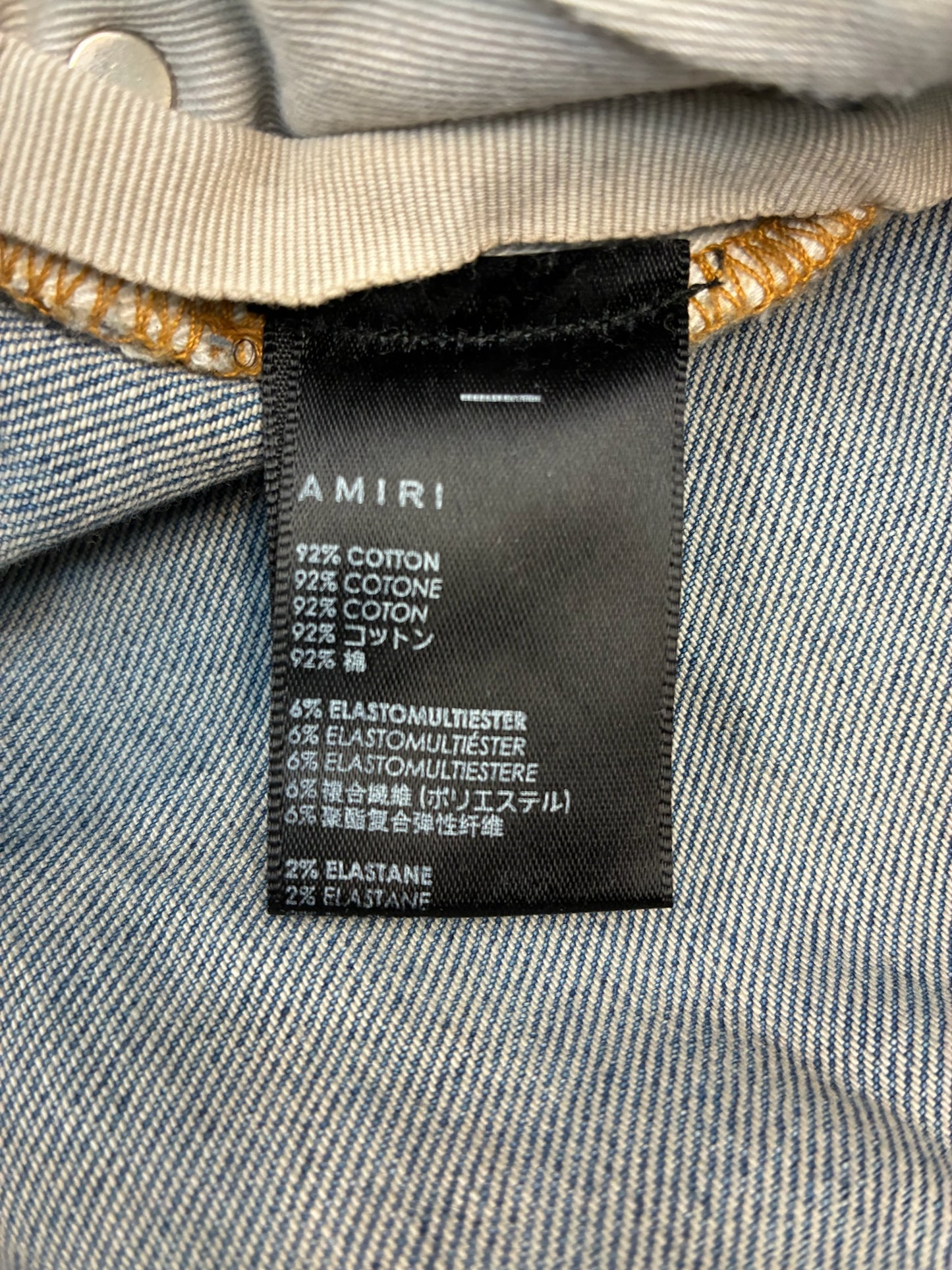 Amiri MX1 Distressed Skinny Jeans