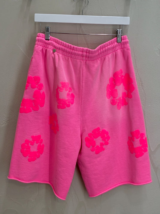 Denim Tears Pink Mono Cotton Shorts
