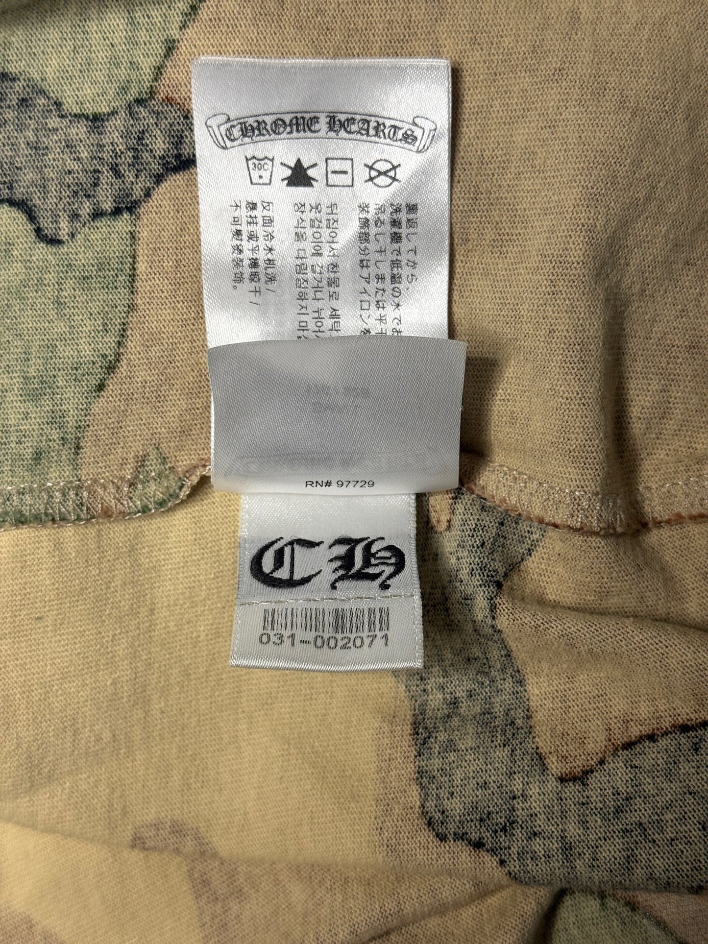 Chrome Hearts x Matty Boy Caution Camo T-shirt