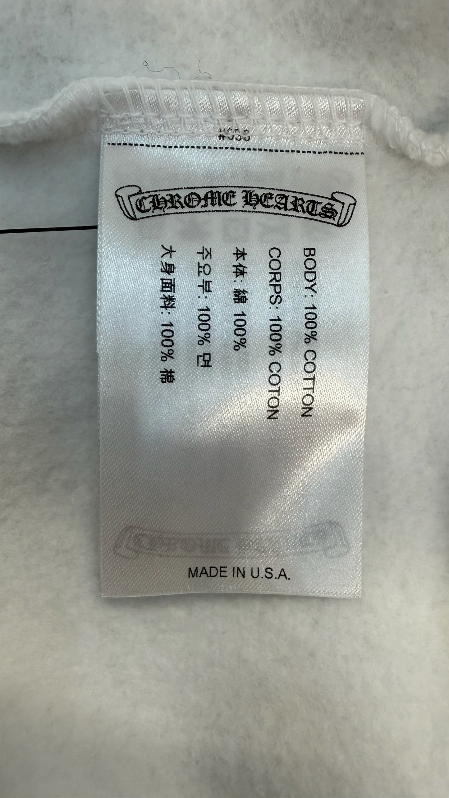 Chrome Hearts Miami Exclusive Horseshoe Hoodie 'White'