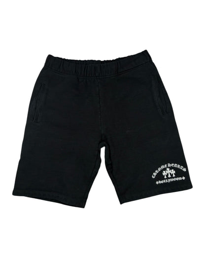 Chrome Hearts Triple Cross King Taco Shorts Black