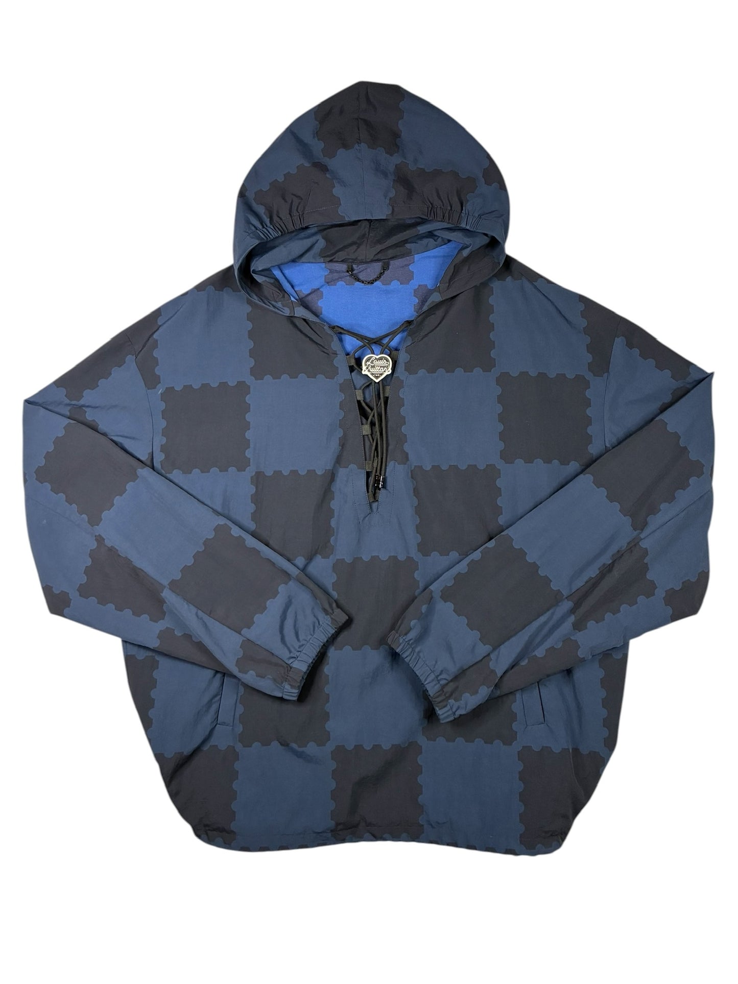 Louis Vuitton Blue Plaid Trooper Jacket