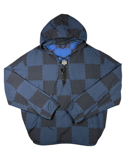Louis Vuitton Blue Plaid Trooper Jacket