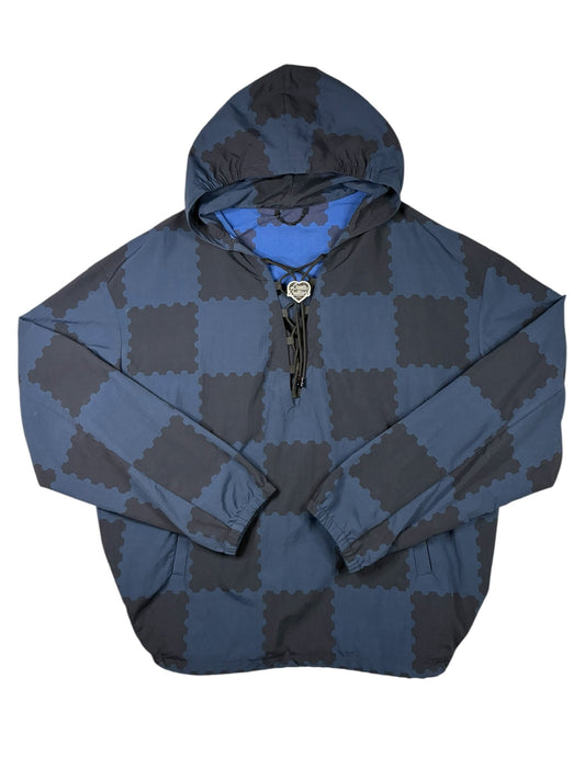 Louis Vuitton Blue Plaid Trooper Jacket