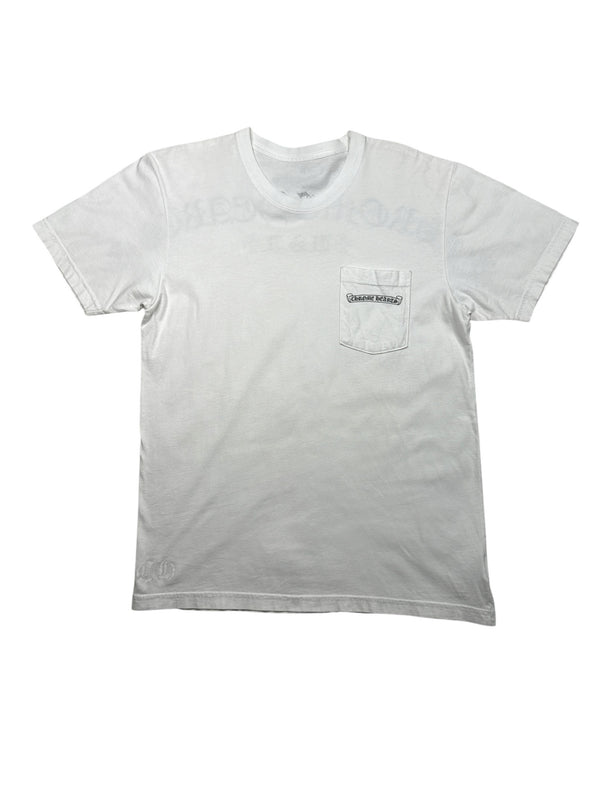 Chrome Hearts Shoulder Logo Pocket Tee USA Edition White