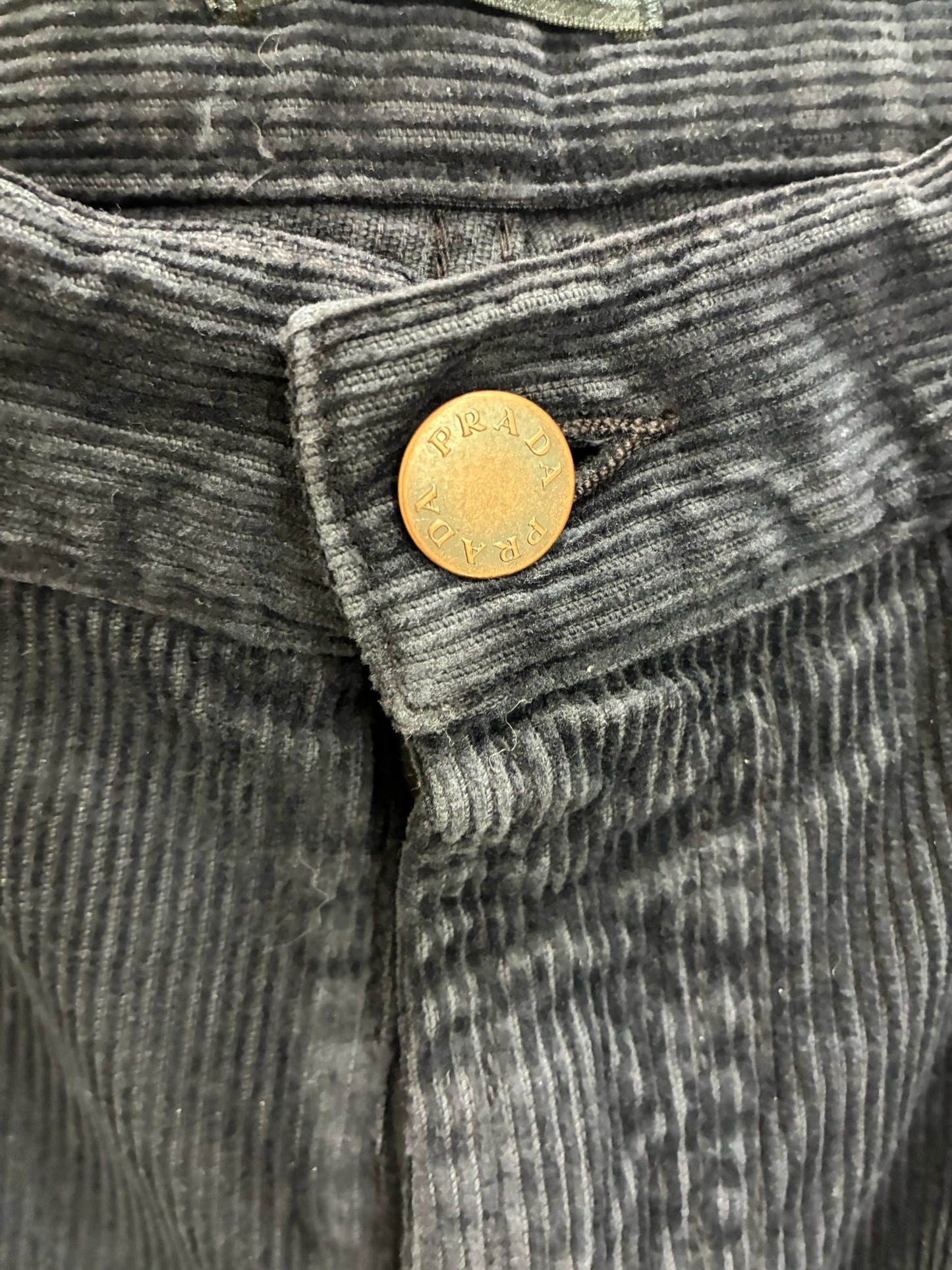 Prada Corduroy Relaxed Trousers