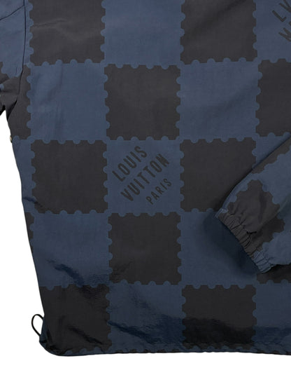 Louis Vuitton Blue Plaid Trooper Jacket