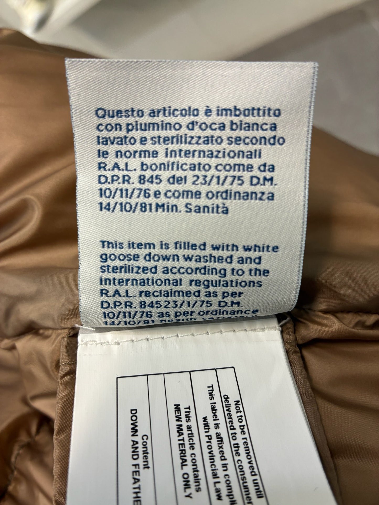 Moncler x Palm Angels Thompson Short Down Jacket Dark Green