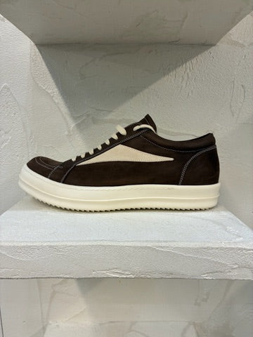 Rick Owens Saddle Milk Vintage Sneakers