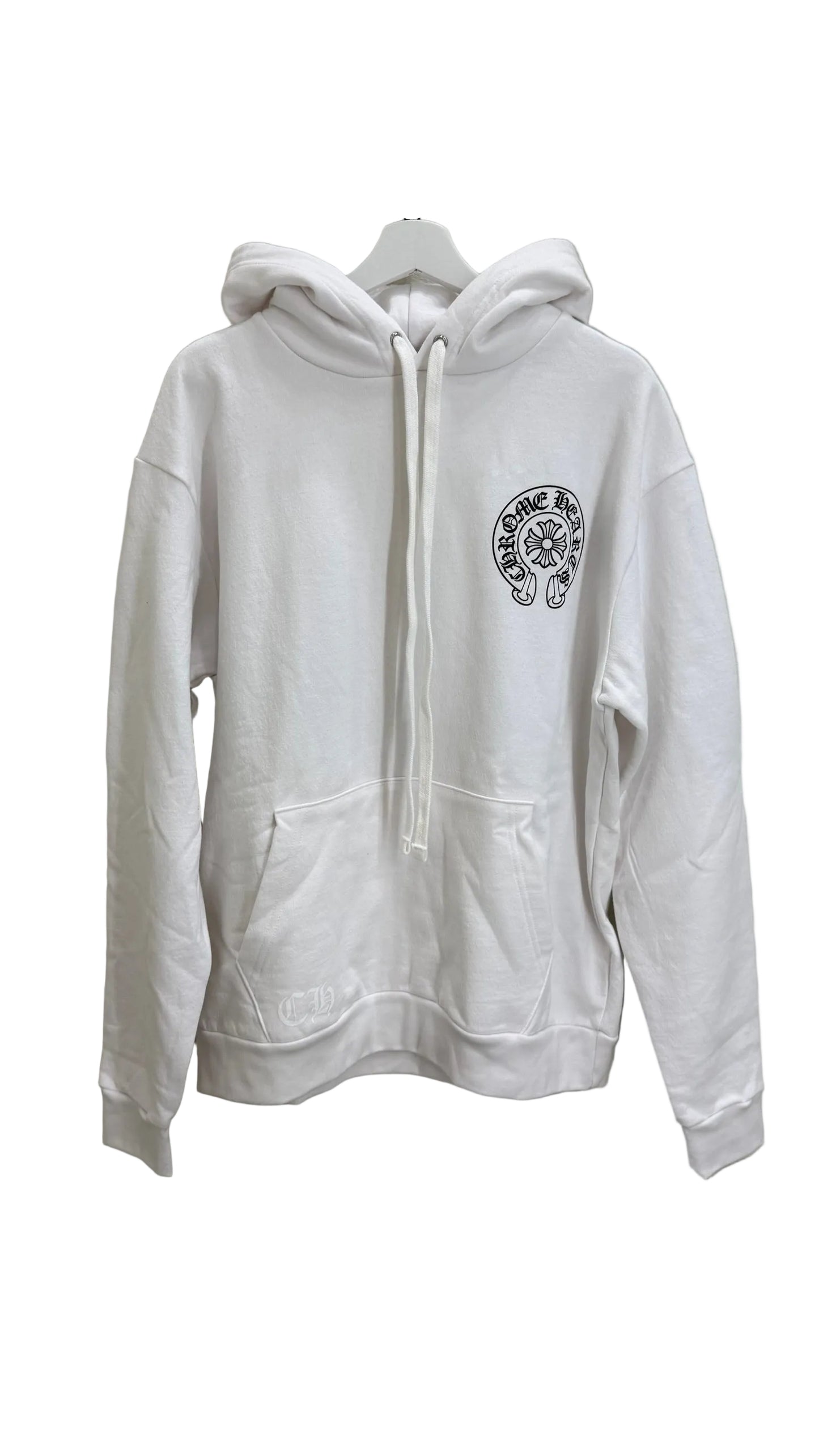 Chrome Hearts Miami Exclusive Horseshoe Hoodie 'White'