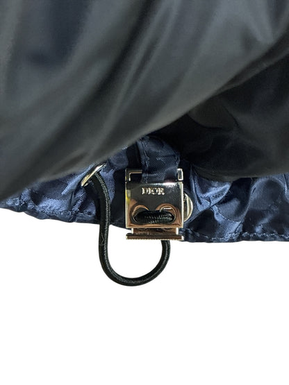 Doudoune Dior Oblique bleu marine jacquard technique