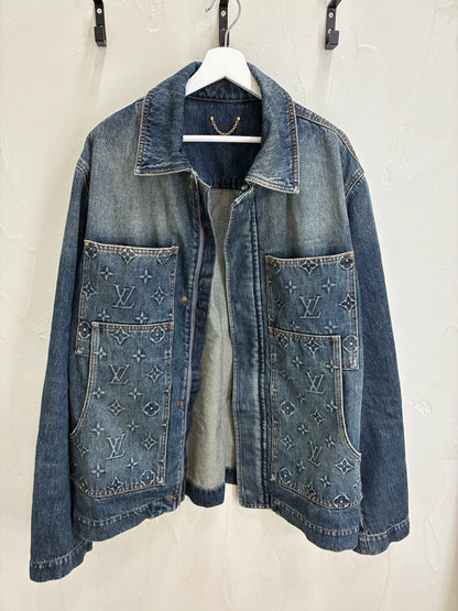 Louis Vuitton LV Monogram Denim Carpenter Jacket