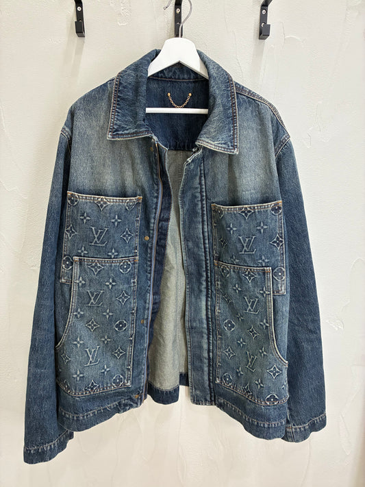 Louis Vuitton LV Monogram Denim Carpenter Jacket