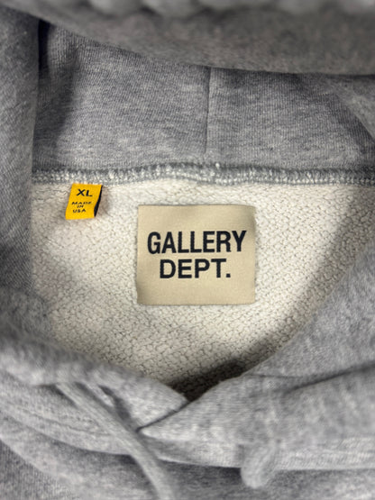 Gallery Dept. “Dept” Logo Hoodie Grey