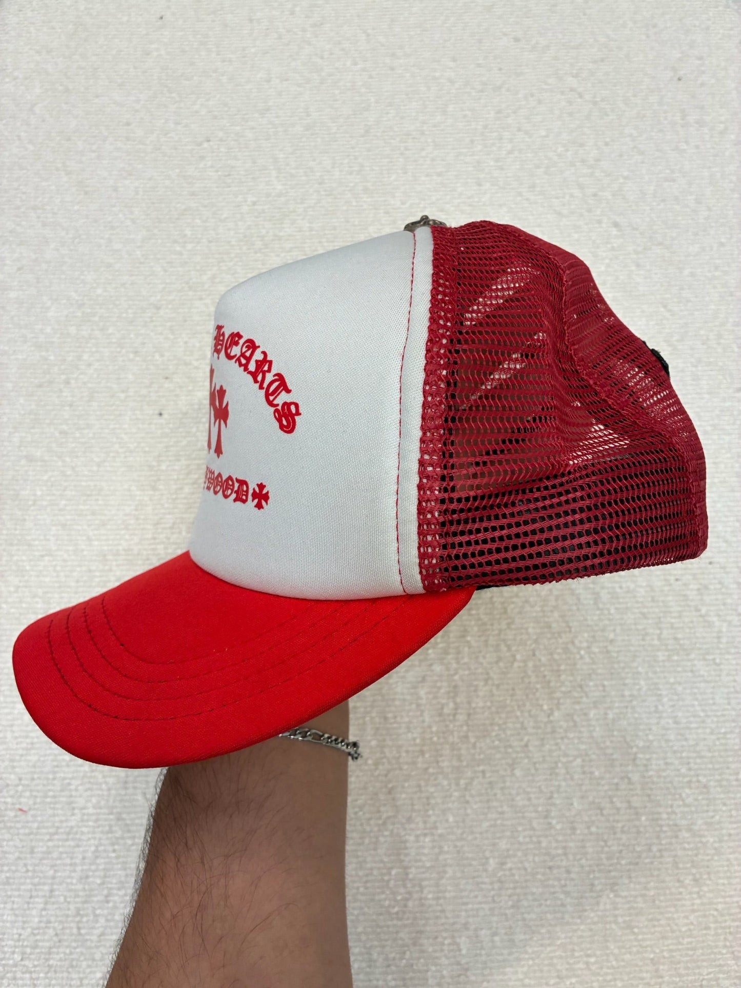 Chrome Hearts King Taco Trucker Hat Red