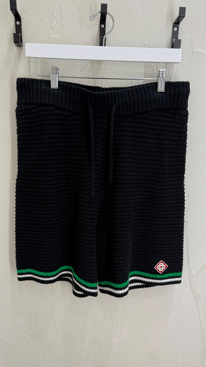 Casablanca Crochet Tennis Shorts