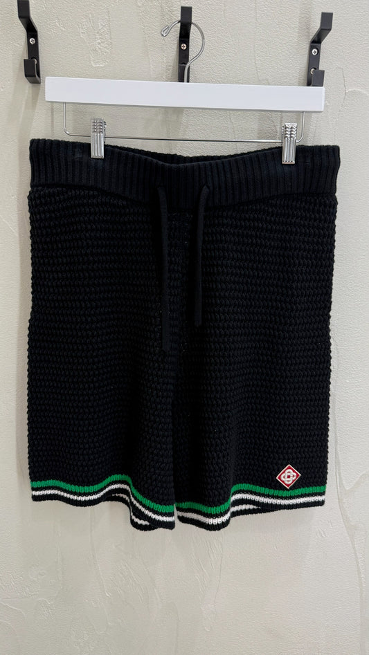 Casablanca Crochet Tennis Shorts