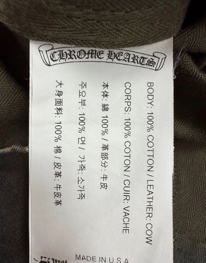 Chrome Hearts Scout Fleur Leather Patch Shirt