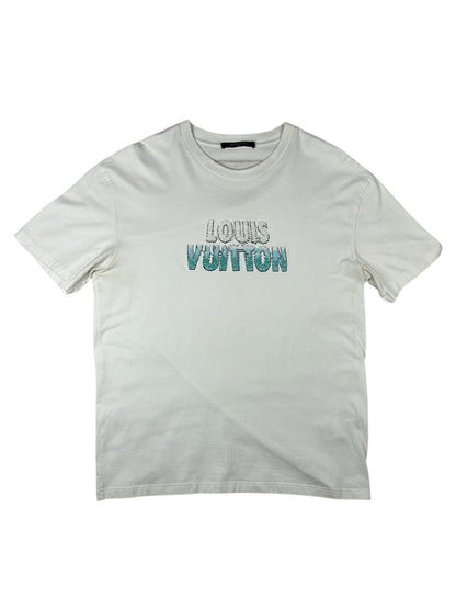 Louis Vuitton Embroidered Beads cotton T-Shirt
